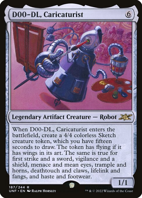 D00-DL, Caricaturist — Unfinity 187