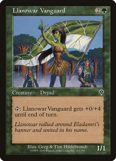 Vanguarda de Llanowar — Invasion 197