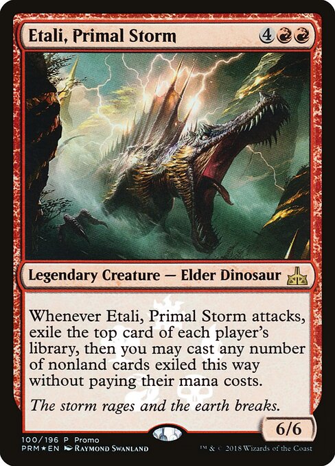 Etali, Tormenta Primordial — Rivals of Ixalan Promos 100★