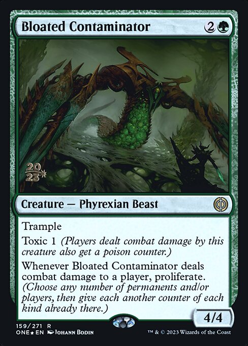 Contaminador Inchado — Phyrexia: All Will Be One Promos 159s