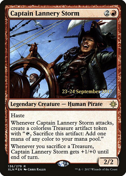 Capitã Lannery Tormenta — Ixalan Promos 136s