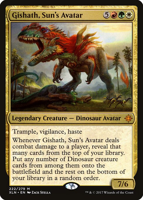 Gishath, Avatar do Sol — Ixalan 222