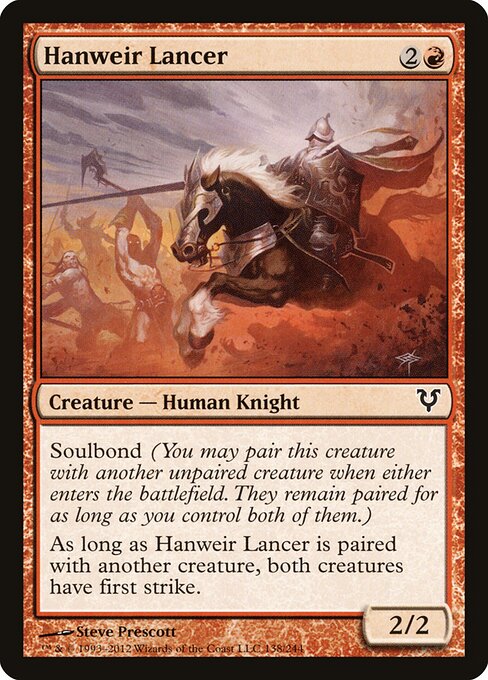 Lanceiro de Hanweir — Avacyn Restored 138
