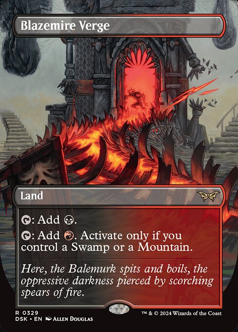 Blazemire Verge — Duskmourn: House of Horror 329