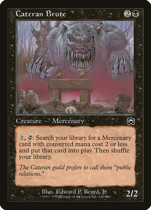 Bruto Cateran — Mercadian Masques 120