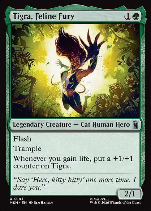 Tigra, Feline Fury — Marvel Super Heroes 191
