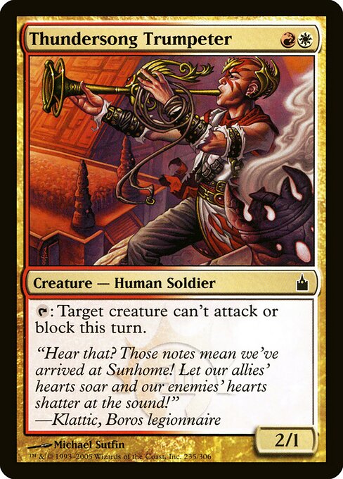 Trombeteiro Trovoada — Ravnica: City of Guilds 235