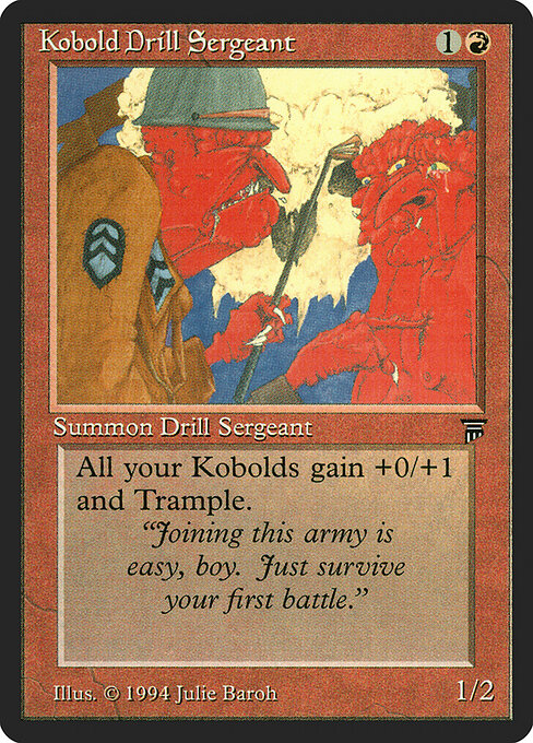 Kobold Drill Sergeant — Legends 154