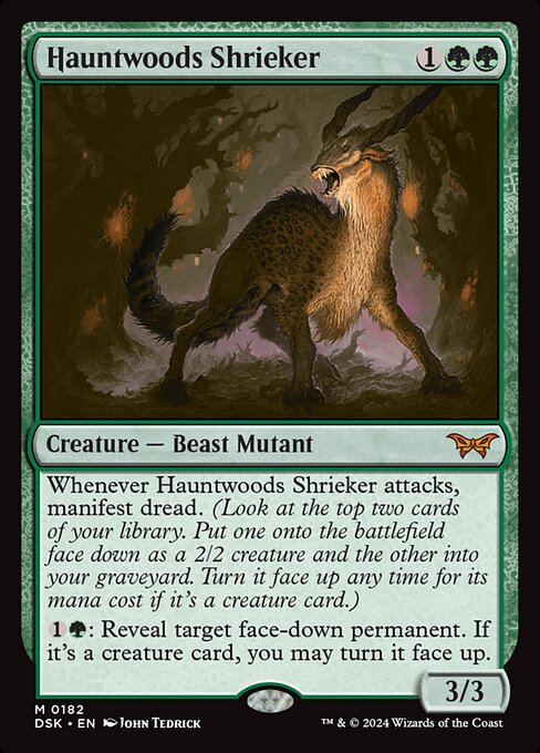 Hauntwoods Shrieker — Duskmourn: House of Horror 182