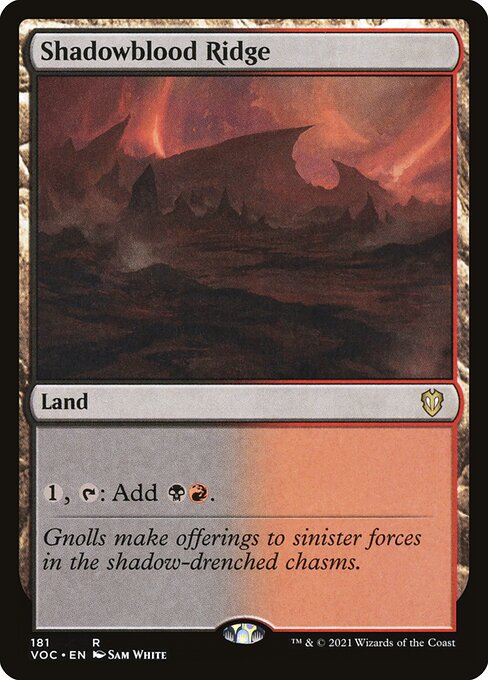 Serra de Shadowblood — Crimson Vow Commander 181