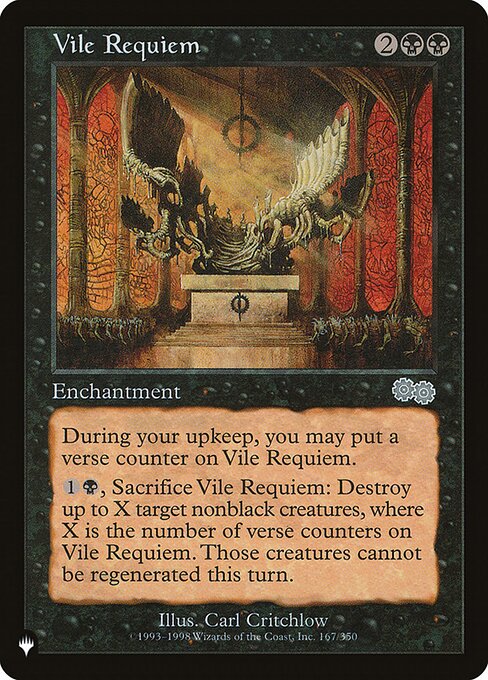 Réquiem Vil — The List USG-167