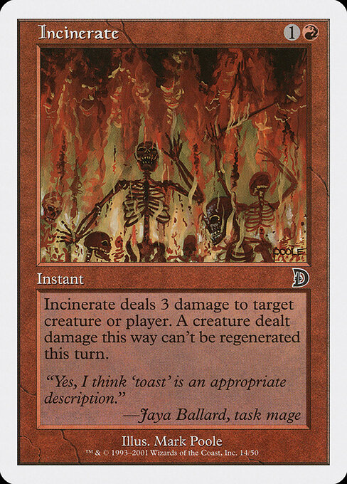 Incinerar — Deckmasters 14