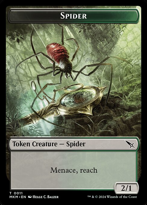Spider — Murders at Karlov Manor Tokens 11
