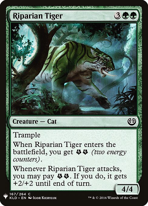 Tigre Ripariano — The List KLD-167