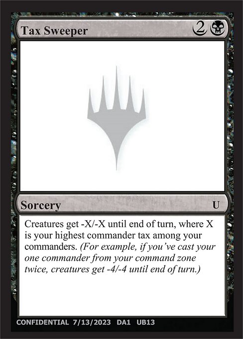 Tax Sweeper — Unknown Event UU14b
