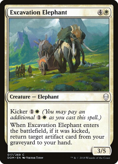 Elefante de Escavação — Dominaria 17