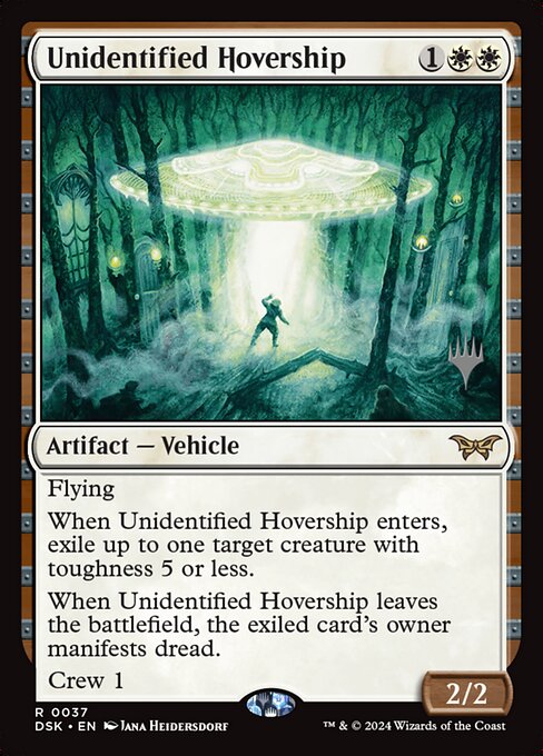 Unidentified Hovership — Duskmourn: House of Horror Promos 37p