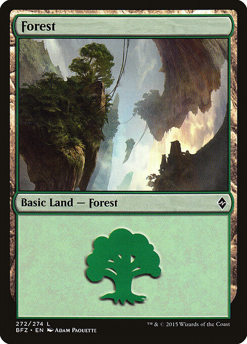 Floresta — Battle for Zendikar 272a