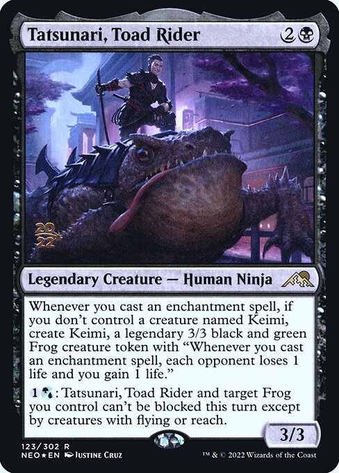 Tatsunari, Ginete de Sapo — Kamigawa: Neon Dynasty Promos 123s