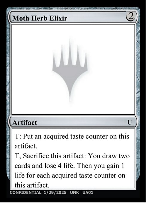 Moth Herb Elixir — Unknown Event UA01c