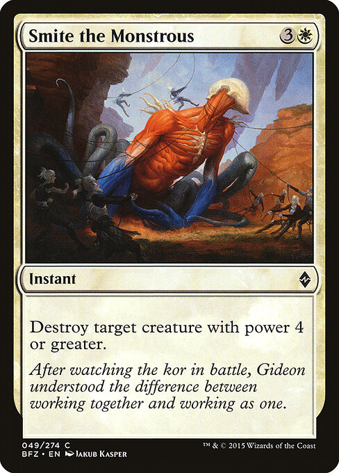 Golpear o Monstruoso — Battle for Zendikar 49