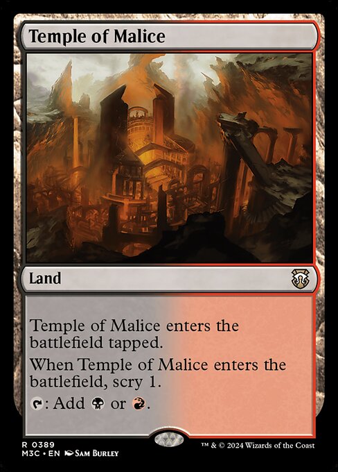 Templo da Maleficência — Modern Horizons 3 Commander 389