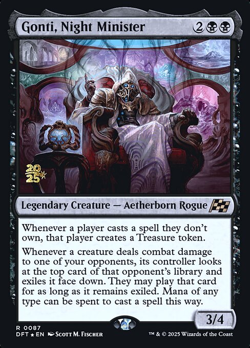 Gonti, Night Minister — Aetherdrift Promos 87s