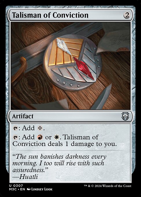 Talismã da Convicção — Modern Horizons 3 Commander 307