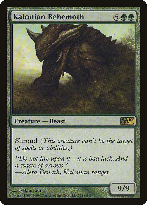 Behemoth de Kalonia — Magic 2010 188