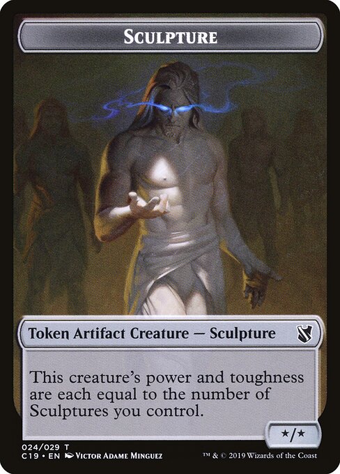 Sculpture — Commander 2019 Tokens 24
