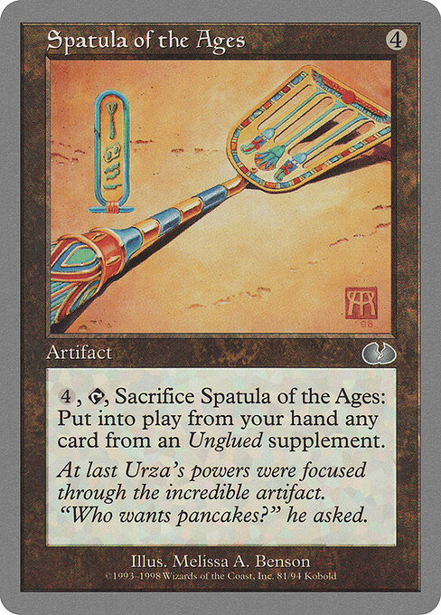 Spatula of the Ages — Unglued 81