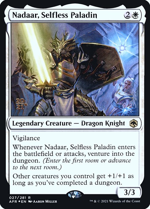 Nadaar, Paladino Altruísta — Adventures in the Forgotten Realms Promos 27s