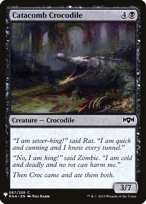 Crocodilo da Catacumba — The List RNA-67