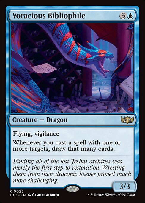 Voracious Bibliophile — Tarkir: Dragonstorm Commander 23