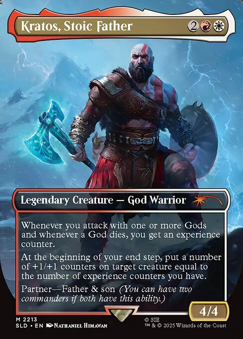 Kratos, Stoic Father — Secret Lair Drop 2213