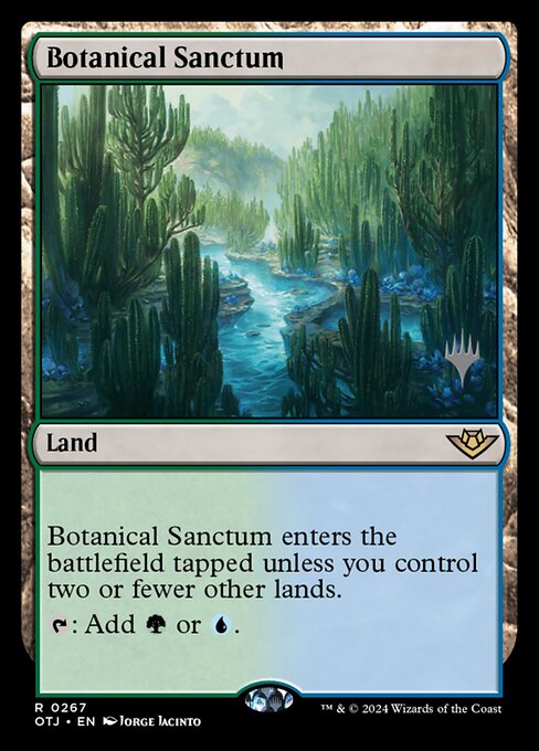Santuário Botânico — Outlaws of Thunder Junction Promos 267p