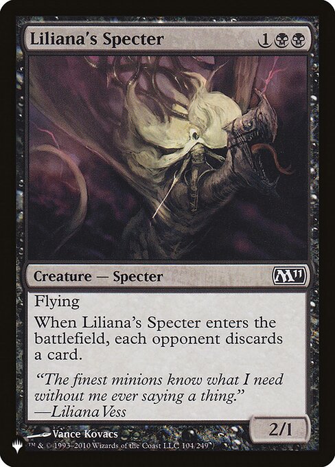 Espectro de Liliana — The List M11-104