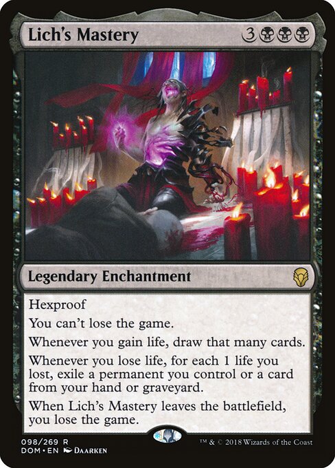 Maestria do Lich — Dominaria 98