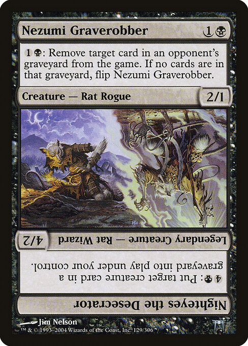 Nezumi Graverobber // Nighteyes the Desecrator — Champions of Kamigawa 129