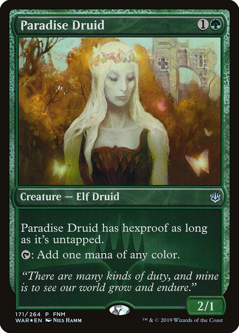 Druida do Paraíso — War of the Spark Promos 171