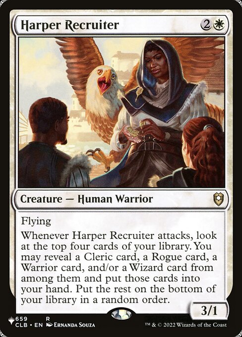 Recrutadora dos Harpistas — The List CLB-659