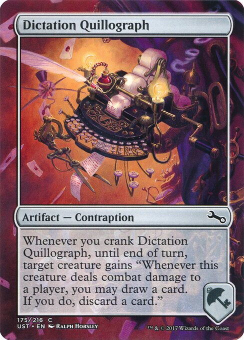 Dictation Quillograph — Unstable 175