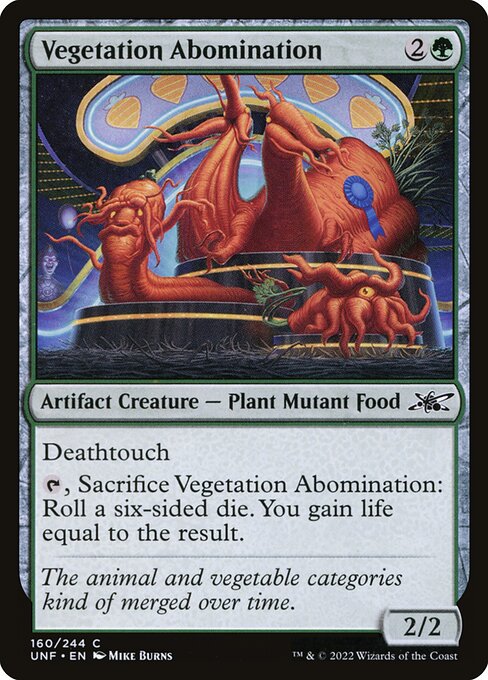 Vegetation Abomination — Unfinity 160