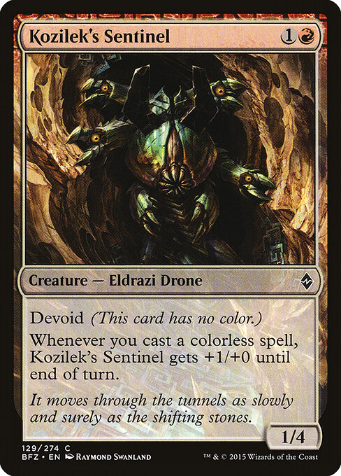 Sentinela de Kozilek — Battle for Zendikar 129