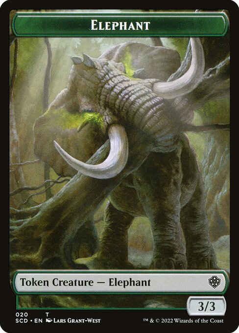 Elephant — Starter Commander Deck Tokens 20