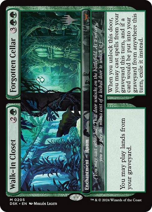 Walk-In Closet // Forgotten Cellar — Duskmourn: House of Horror Promos 205p