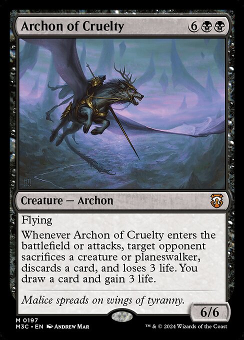 Arconte da Crueldade — Modern Horizons 3 Commander 197
