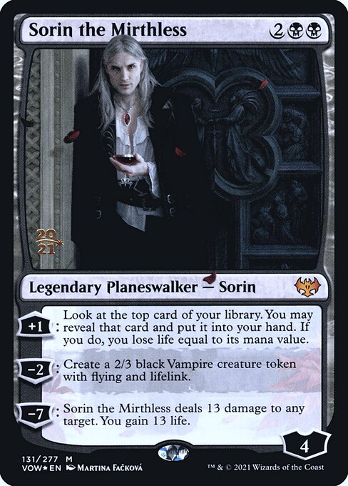 Sorin, o Infeliz — Innistrad: Crimson Vow Promos 131s