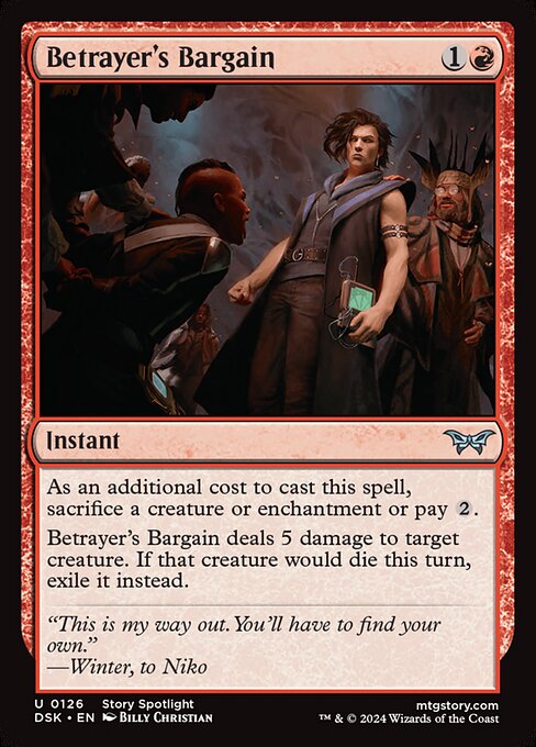 Betrayer's Bargain — Duskmourn: House of Horror 126