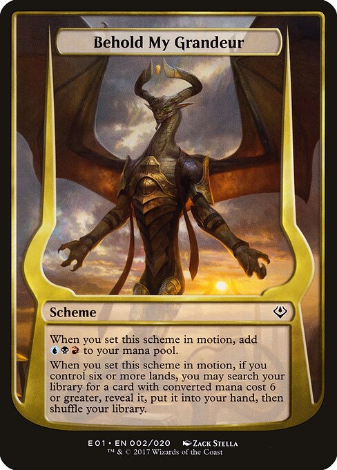 Behold My Grandeur — Archenemy: Nicol Bolas Schemes 2★